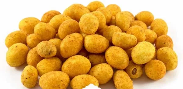 بادام زمینی روکش دار با طعم پنیر ناچو + خرید